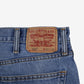 Levis 505 Jeans 40x34 Blue Regular Straight Faded Light Stonewash Zip Denim