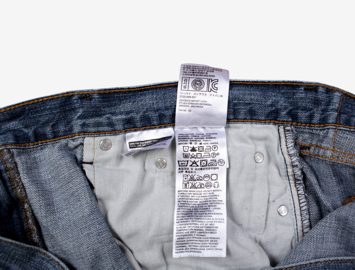Levis 559 Jeans 38x30 Blue Relaxed Straight Stonewash Red Tab Made Denim