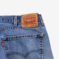 Levis 505 Jeans 38x28 Mens Blue Regular Straight Faded Red Tab Denim
