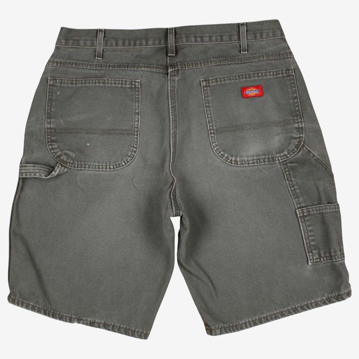 Dickies Carpenter Baggy Shorts 36 00s Grey Relaxed Workwear Utility