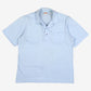 Vintage Wrangler Polo Shirt L Mens 80s Blue Pocket USA Made Single Stitch