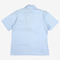 Vintage Wrangler Polo Shirt L Mens 80s Blue Pocket USA Made Single Stitch