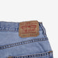Levis 550 Jeans 33x30 Blue Relaxed Taper Light Stonewash Zip Red Tab Denim