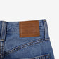 Levis Ribcage Straight Ankle Jeans 23x29 Womens Blue Light Stonewash Denim