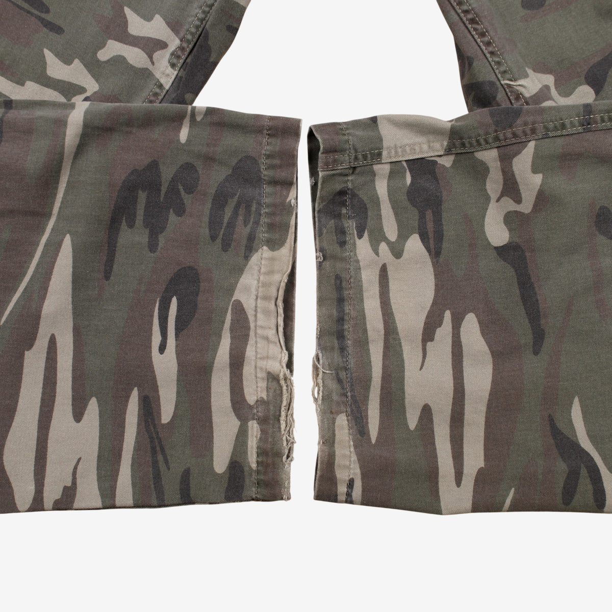 S&b Cargo Trousers Pants 38x32 00s Green Camouflage Straight