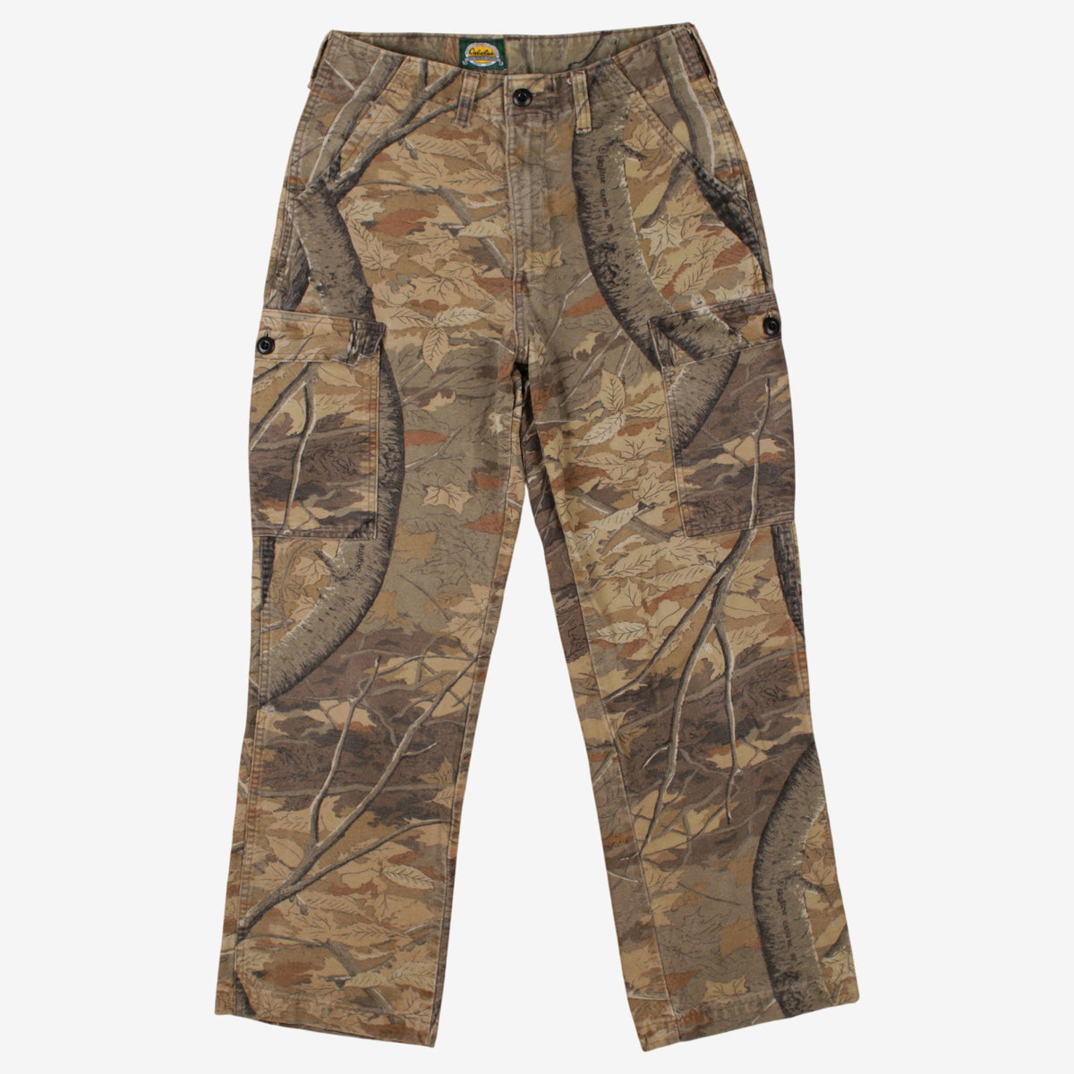 Vintage Cabelas Trousers Pants 31x30 90s Brown USA Outdoor Hunting Camo Straight