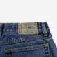 Red Head Plaid Lined Jeans 36x30 Blue Faded Medium Stonewash Button Fly Denim
