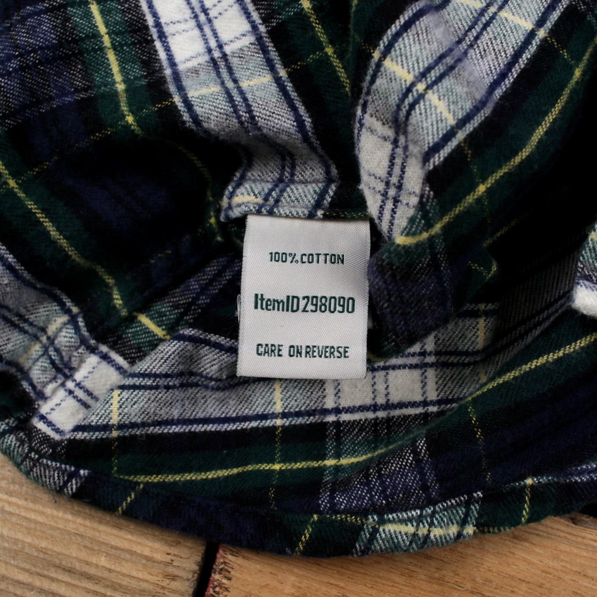 L.L. Bean Flannel Shirt XS Womens Button Cotton Plaid Outdoor Hiking Green