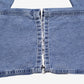 Lee Carpenter Jeans 34x30 Blue Faded Light Stonewash Button Fly Mid Rise Denim