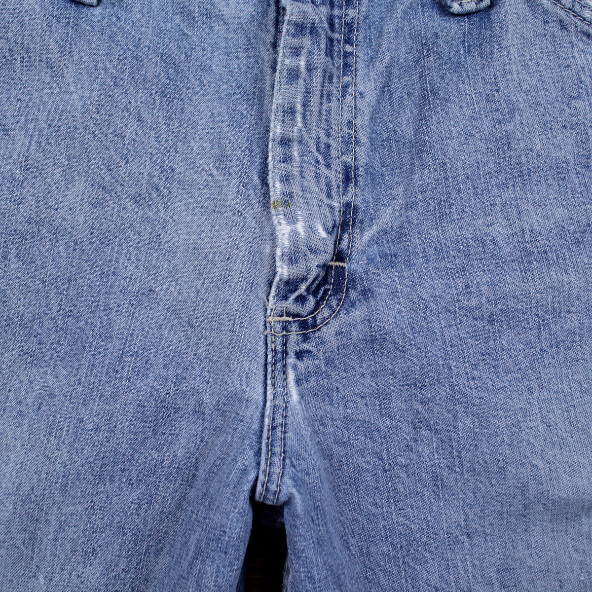 Lee Carpenter Jeans 34x30 Blue Faded Light Stonewash Button Fly Mid Rise Denim