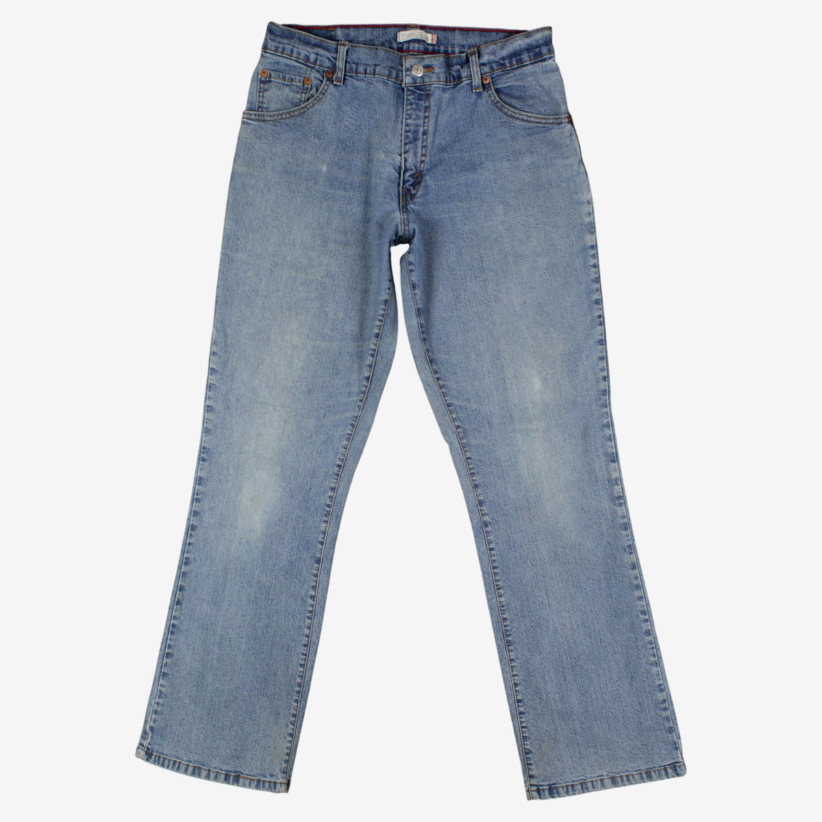 Levis 550 Jeans 32x32 Womens Blue Relaxed Taper Boot Light Stonewash Denim