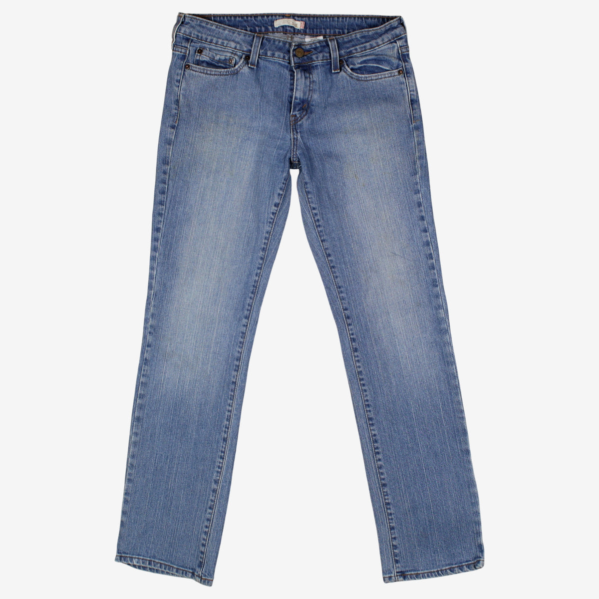 Levis 545 Jeans 33x32 Womens Blue Regular Bootcut Low Stonewash Red Tab Denim