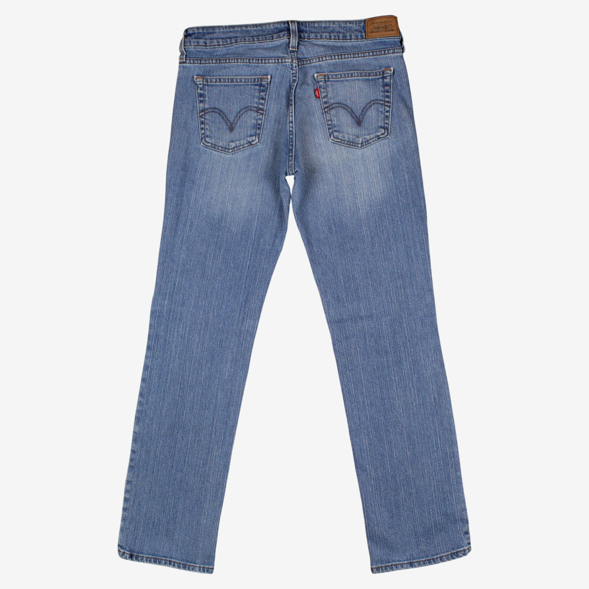 Levis 545 Jeans 33x32 Womens Blue Regular Bootcut Low Stonewash Red Tab Denim
