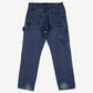 Wrangler Carpenter Jeans 32x32 Blue Faded Medium Stonewash Zip Denim