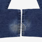 Wrangler Carpenter Jeans 32x32 Blue Faded Medium Stonewash Zip Denim