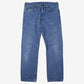 Vintage L.L. Bean Straight Jeans 34x31 90s Blue USA Made Stonewash Denim