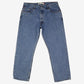 Levis 505 Jeans 36x30 Blue Regular Straight Faded Medium Stonewash Denim