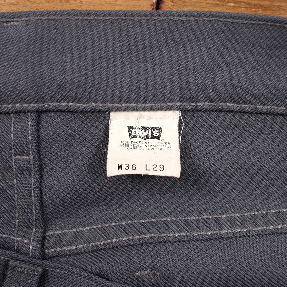 Vintage Levis Trousers Pants Slacks 36x29 Mens 90s Grey Straight