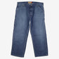 Old Navy Carpenter Jeans 40x30 Mens Blue Wide Stonewash Zip Denim Workwear