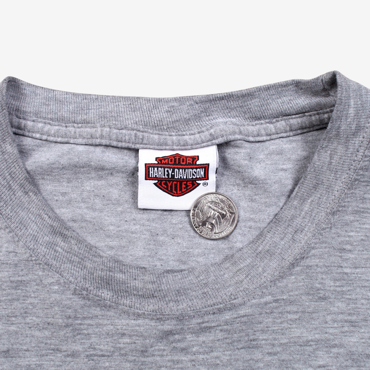 Vintage Harley Davidson T-shirt XL Mens Grey Chicago Graphic Sleeveless
