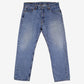 Levis 505 Jeans 38x32 Blue Regular Straight Stonewash Red Tab Denim