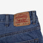Levis 505 Jeans 42x32 Blue Regular Straight Stonewash Red Tab Denim