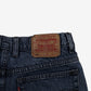 Levis 630 Jeans 32x27 Blue USA Made Faded Dark Stonewash Mid Rise Zip Fly Denim