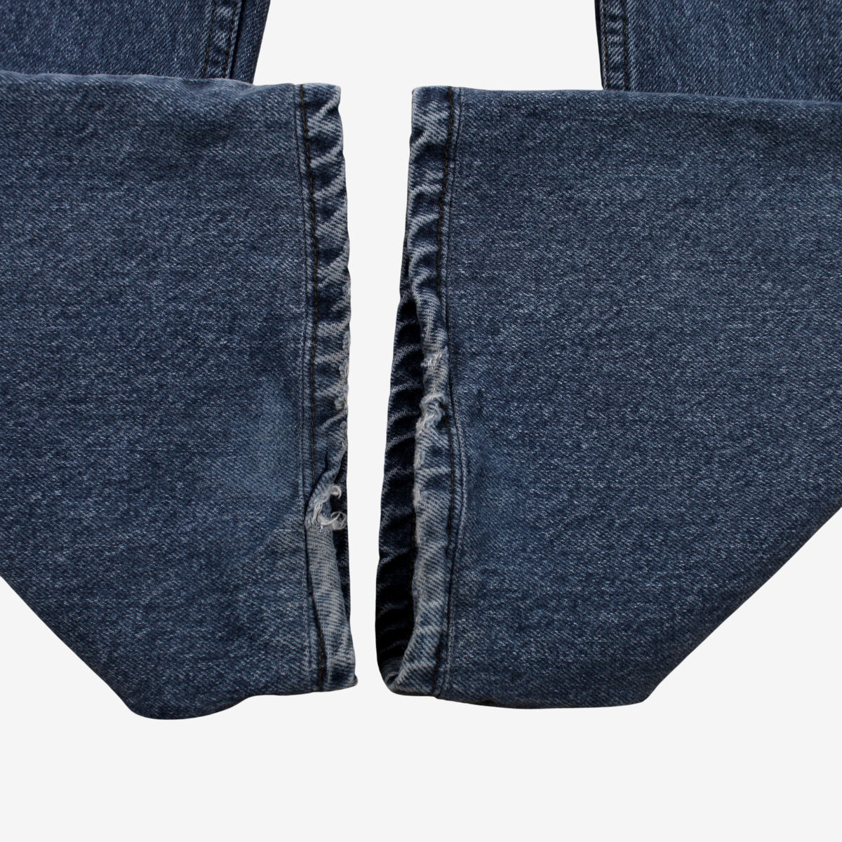 Levis 630 Jeans 32x27 Blue USA Made Faded Dark Stonewash Mid Rise Zip Fly Denim
