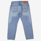 Levis 505 Jeans 35x30 Blue Regular Straight Light Stonewash Red Denim