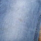 Levis 505 Jeans 35x30 Blue Regular Straight Light Stonewash Red Denim