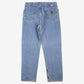 Carhartt Lined Jeans 34x32 Blue Workwear Faded Stonewash Straight Zip Fly Denim