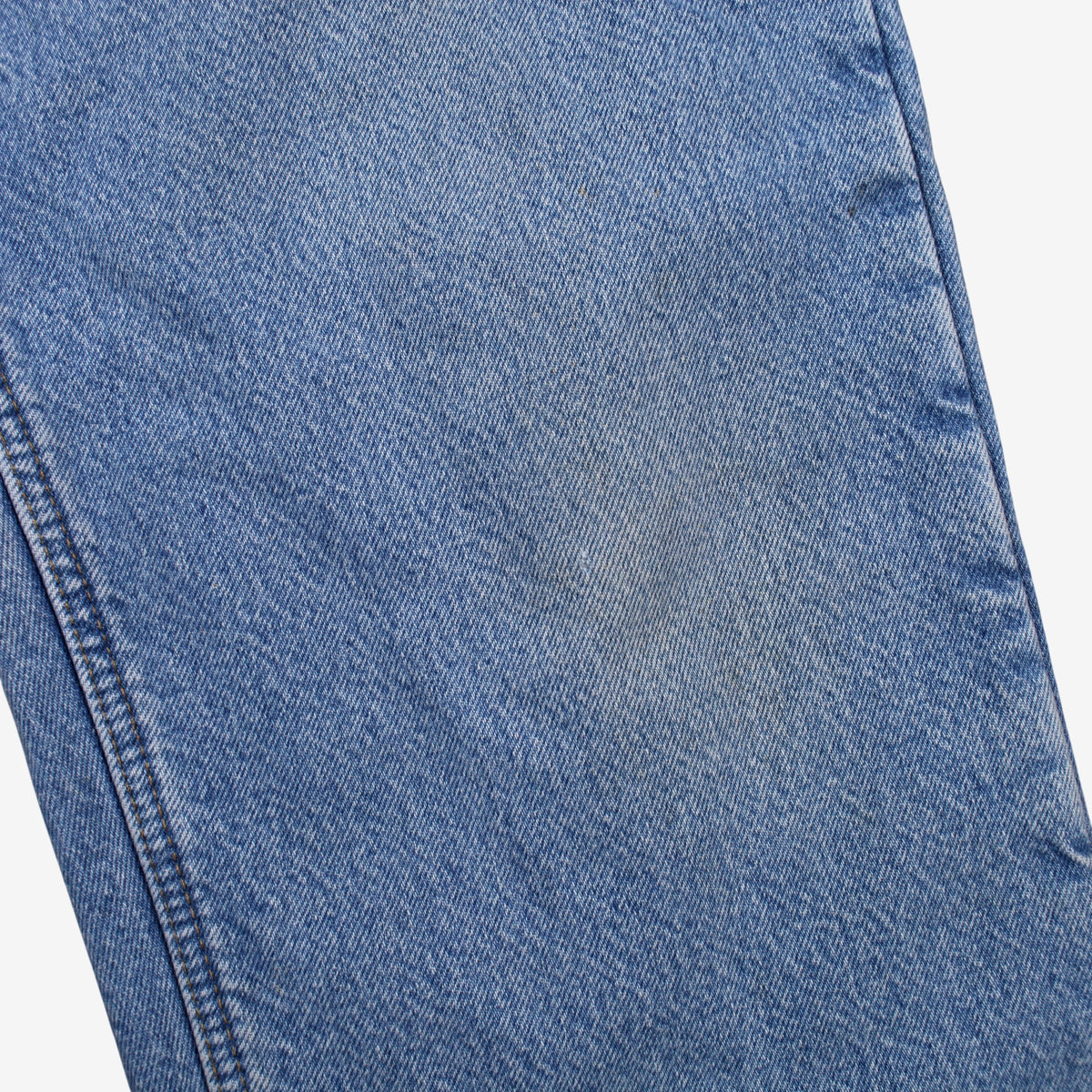 Carhartt Lined Jeans 34x32 Blue Workwear Faded Stonewash Straight Zip Fly Denim