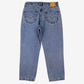 Levis 550 Jeans 36x30 Blue Relaxed Taper Faded Stonewash Zip Red Tab Denim