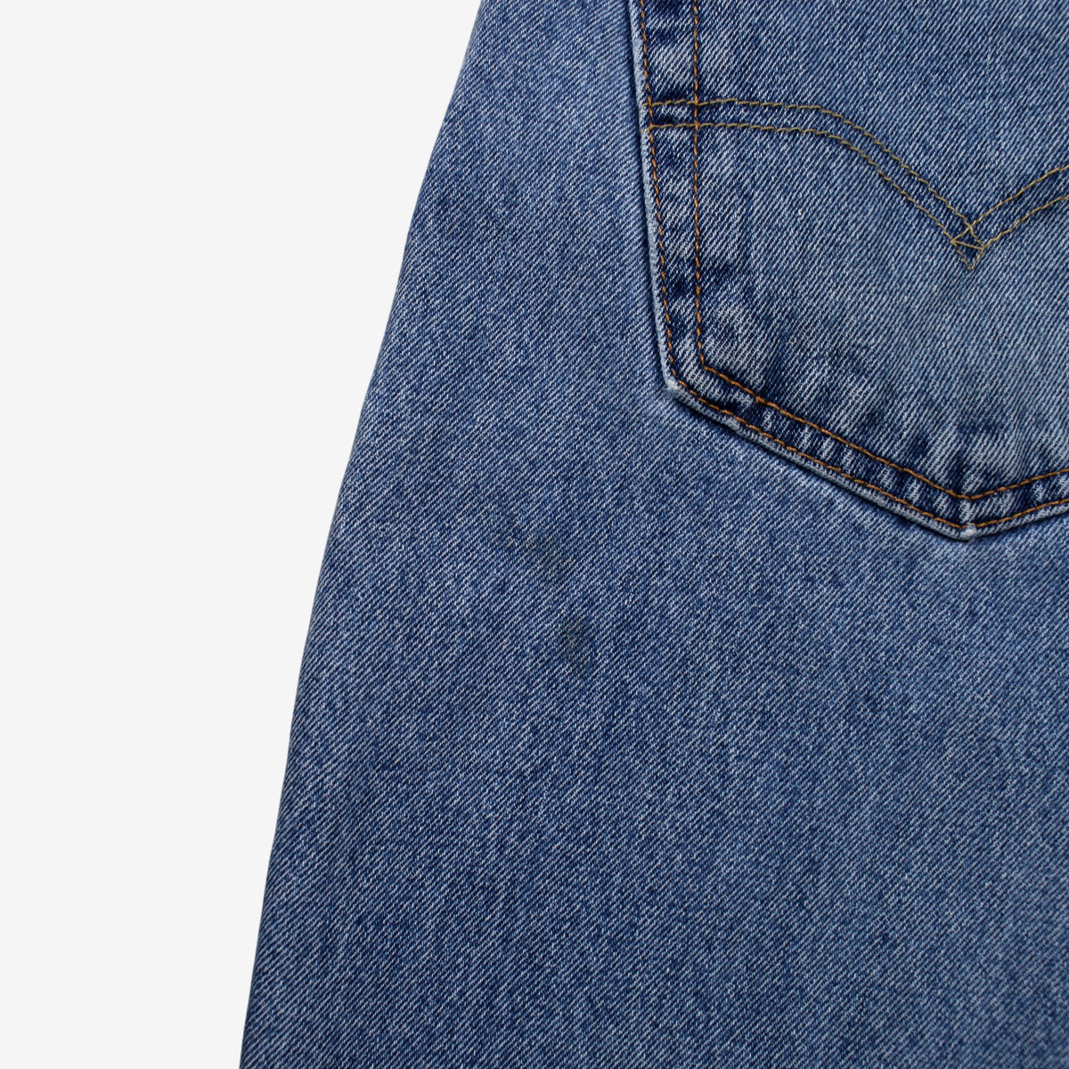 Levis 550 Jeans 36x30 Blue Relaxed Taper Faded Stonewash Zip Red Tab Denim