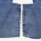 Levis 550 Jeans 36x30 Blue Relaxed Taper Faded Stonewash Zip Red Tab Denim
