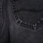 Lee Jeans 30x30 Womens Faded Black Grey Mid Rise Zip Fly Straight Denim