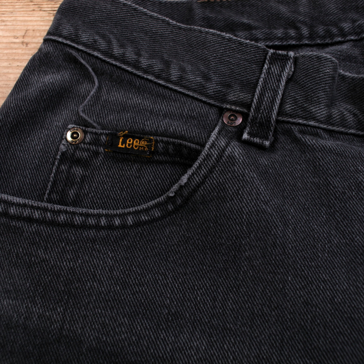 Lee Jeans 30x30 Womens Faded Black Grey Mid Rise Zip Fly Straight Denim