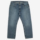 Levis 559 Jeans 40x32 Blue Relaxed Straight Faded Mid Stonewash Red Tab Denim