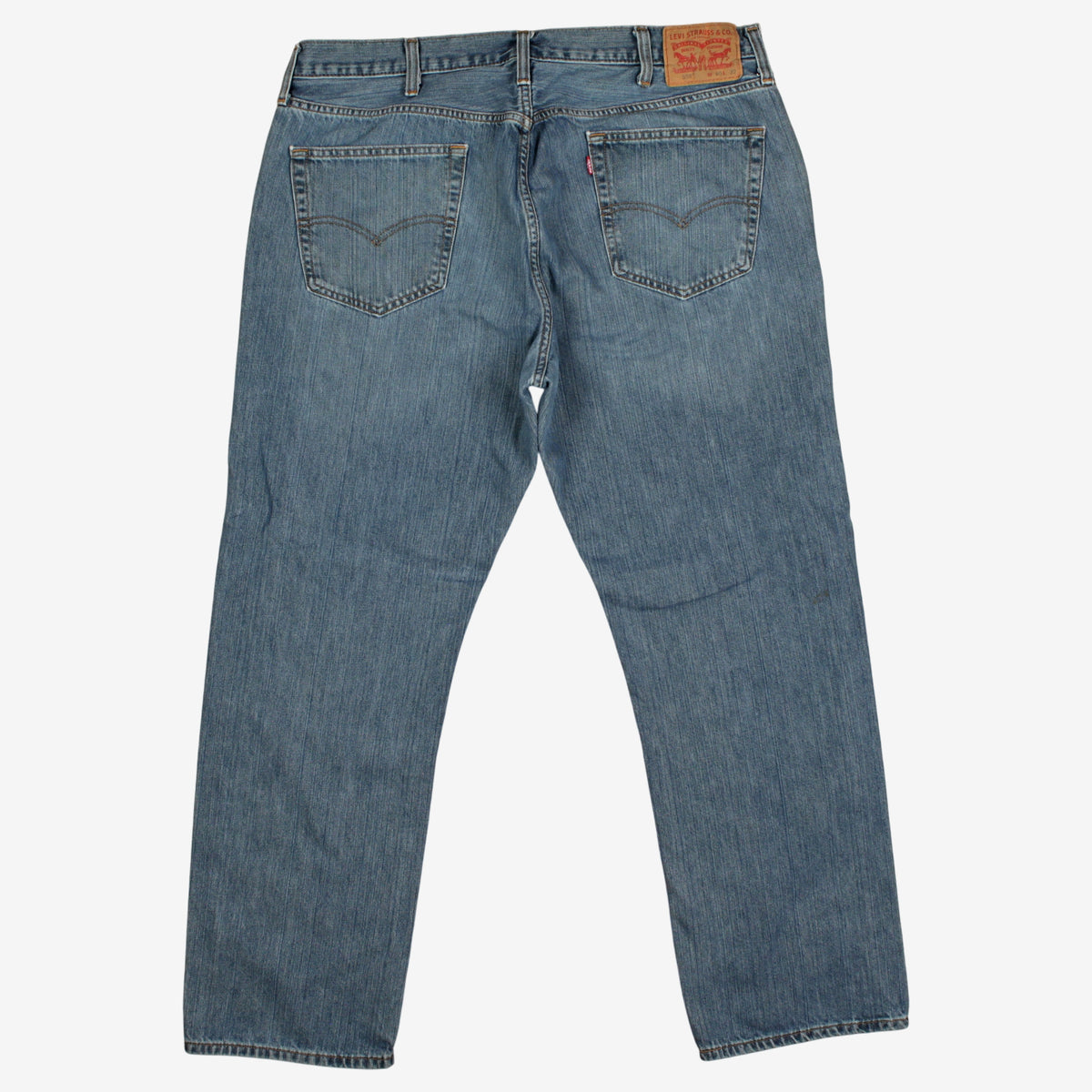Levis 559 Jeans 40x32 Blue Relaxed Straight Faded Mid Stonewash Red Tab Denim