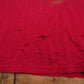 Vintage Levis T-shirt XL Mens Red Thrashed Motorcycle Graphic Biker Grunge