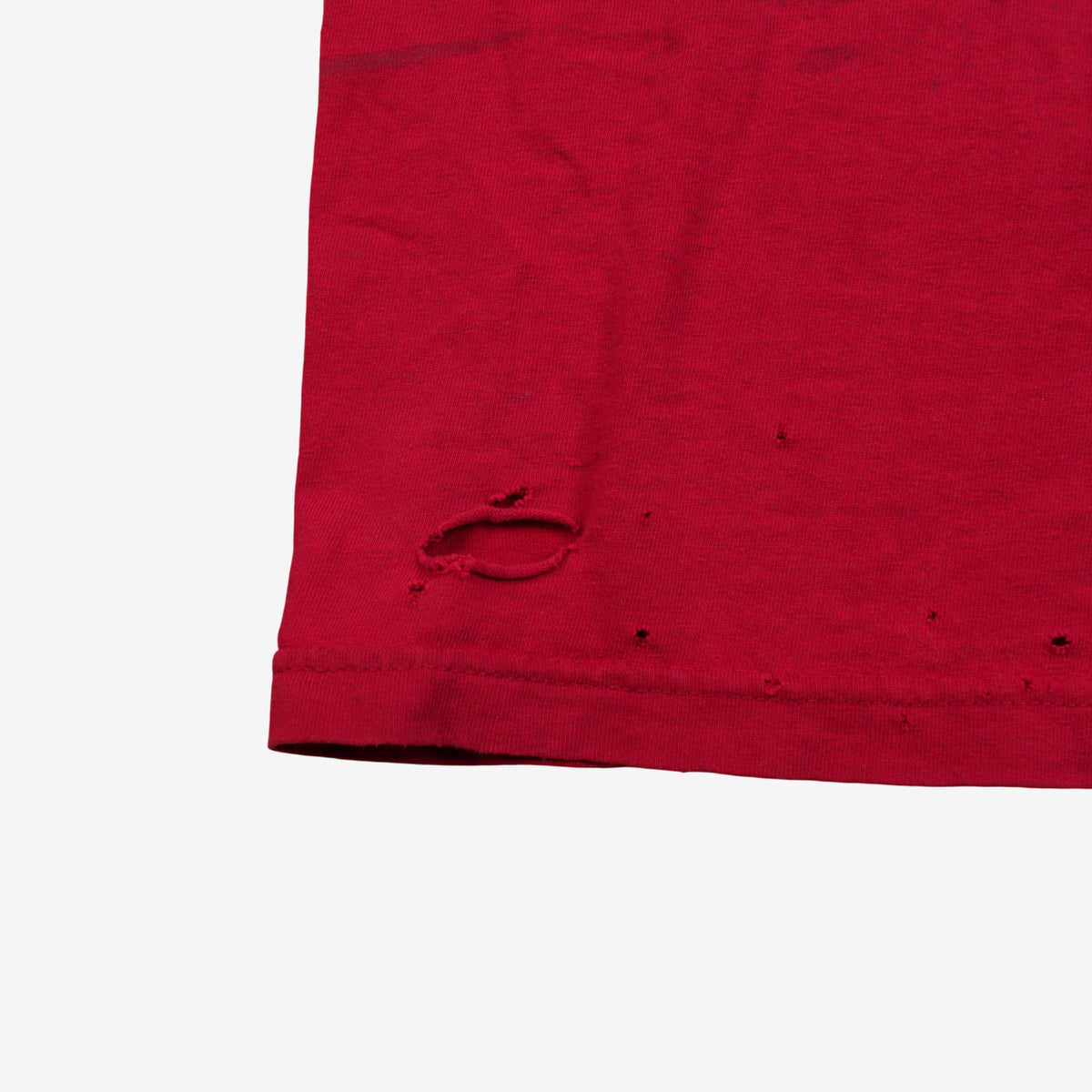 Vintage Levis T-shirt XL Mens Red Thrashed Motorcycle Graphic Biker Grunge