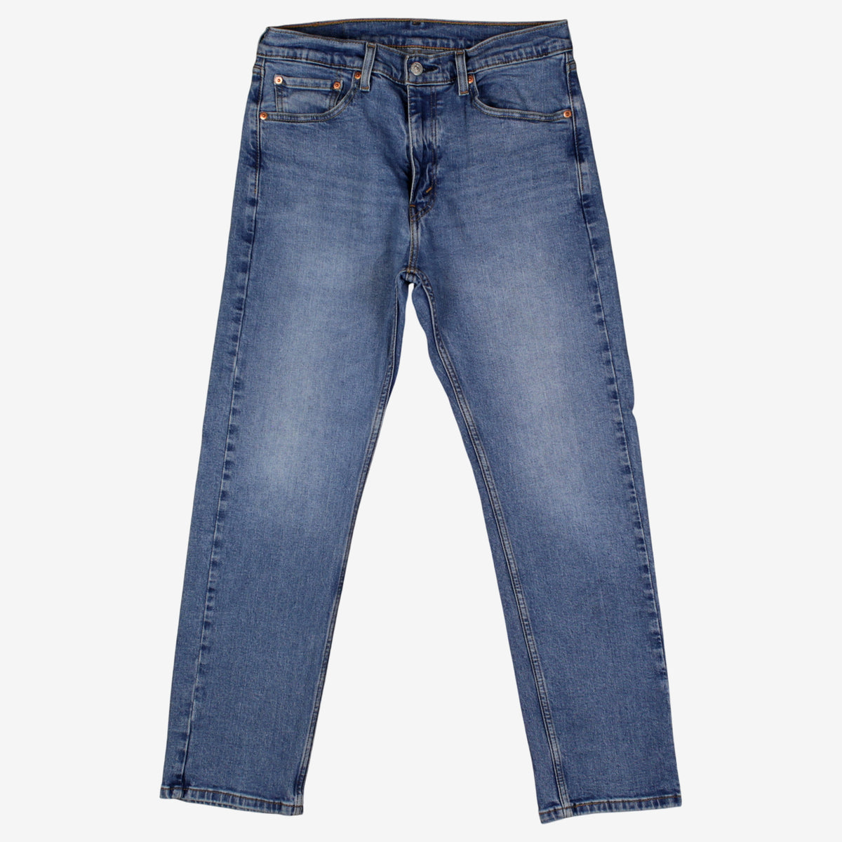 Levis 505 Jeans 32x30 Blue Regular Straight Stonewash Red Tab Denim