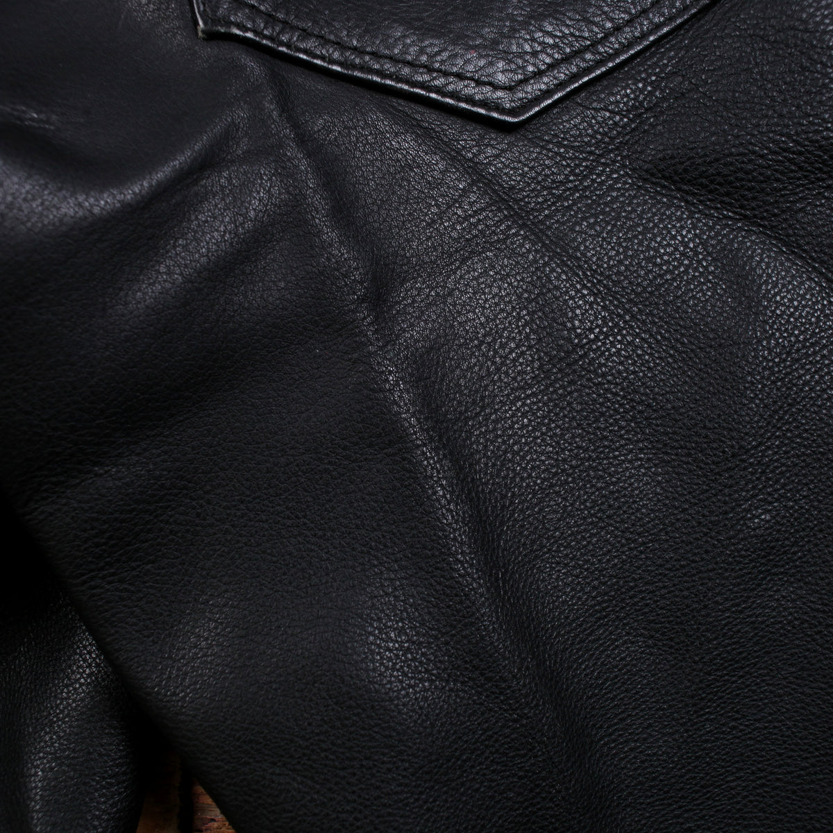 Vintage USA Bikers Dream Apparel Leather Trousers Pants 36x31 Black Straight