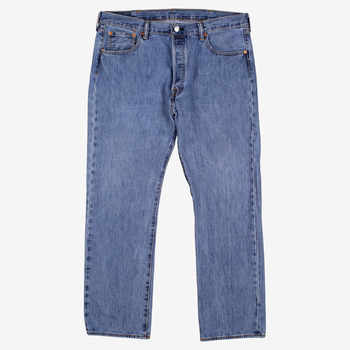 Levis 501 Jeans 38x32 Blue Regular Straight Stonewash Red Tab Denim