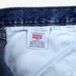 Wrangler Carpenter Denim Shorts Jorts 38 00s Blue Workwear Utility Y2k