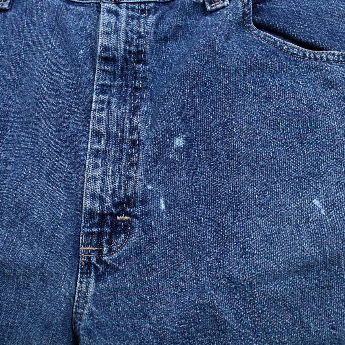 Wrangler Carpenter Denim Shorts Jorts 38 00s Blue Workwear Utility Y2k