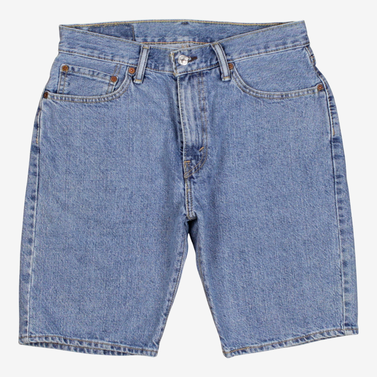 Levis 505 Denim Shorts Jorts 32 00s Blue Western Relaxed 100% Cotton