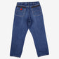 Wrangler Riggs Workwear Jeans 36x32 Mens Blue Mid Stonewash Straight Zip Denim