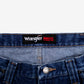 Wrangler Riggs Workwear Jeans 36x32 Mens Blue Mid Stonewash Straight Zip Denim