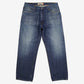 Levis 559 Baggy Jeans 38x32 Blue Relaxed Straight Stonewash Mid Rise Zip Denim